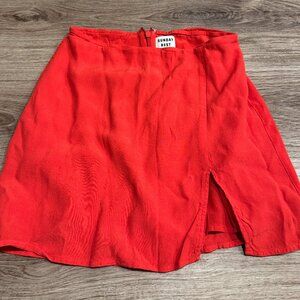 Aritzia Sunday Best High-waisted mini skirt